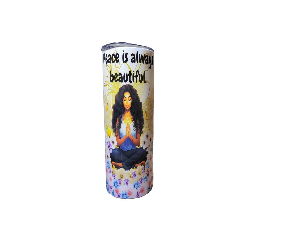 Peace is beautiful Stainless Steel 20oz Tumbler